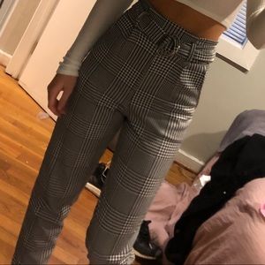 highwaisted pattern pants